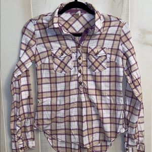 Girl Krazy by Krazy Kat button down shirt small